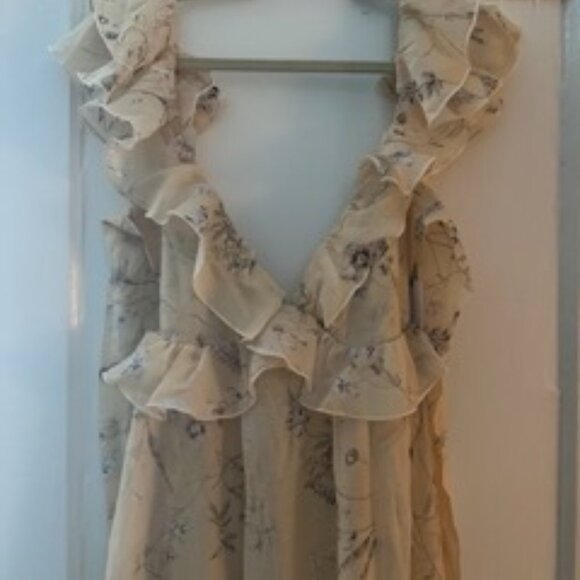 Koko and Mason Floral Ruffle Maxi Dress - Picture 4 of 5